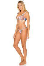 MAESTRANZA - Lace Up Bralette & Double Braided Moderate Bottom • White