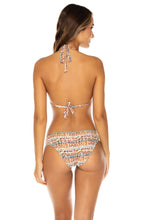 ALMERIA - Triangle Halter Top & Seamless Full Ruched Back Bottom • Multicolor