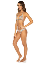 ALMERIA - Triangle Halter Top & Seamless Full Ruched Back Bottom • Multicolor