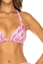 CADIZ - Triangle Halter Top & Full Bottom • Multicolor