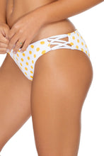 ITSY BITSY - Triangle Halter Top & Full Bottom • Yellow