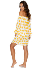 ITSY BITSY - Cuff Bell Sleeve Dress • Yellow