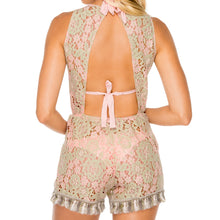 GITANA - Deep Vneck Romper