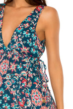 CORDOBA - V Neck Long Dress • Multicolor