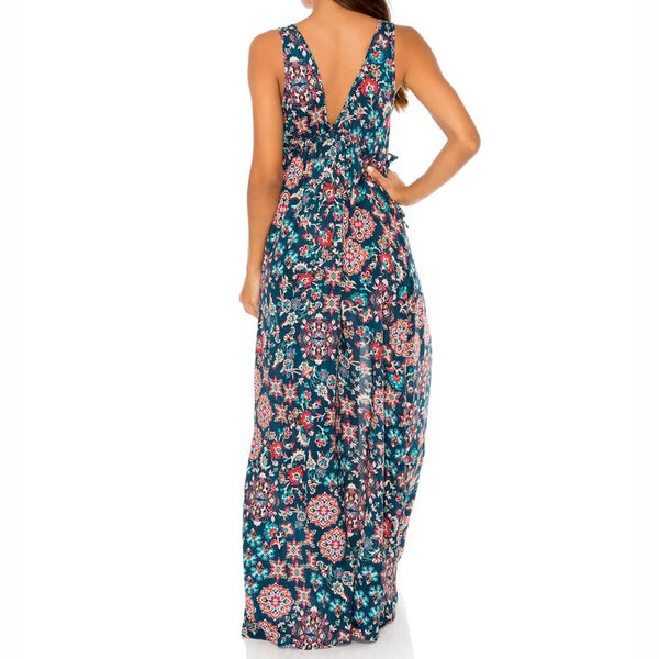 CORDOBA - V Neck Long Dress