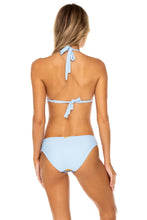 PLAZA ESPAÑA - Triangle Halter Top & Full Bottom • Multicolor