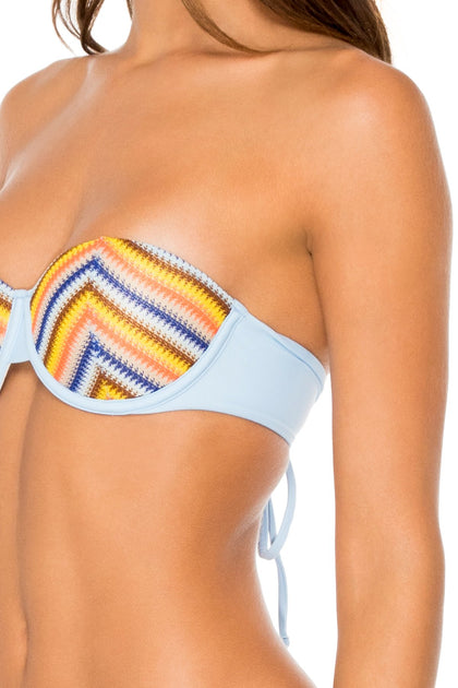 PLAZA ESPAÑA - Alegria Bandeau Top & Moderate Bottom • Multicolor