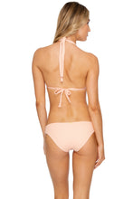 JAGGED BOMBSHELL - Triangle Halter Top & Full Bottom • Peachin