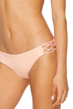 JAGGED BOMBSHELL - Triangle Halter Top & Full Bottom • Peachin