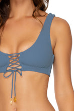 JAGGED BOMBSHELL - Lace Up Bralette & High Leg Brazilian Bottom • Olas