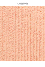 JAGGED BOMBSHELL - Lace Up Bralette & High Leg Brazilian Bottom • Peachin