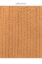 JAGGED BOMBSHELL - Lace Up Bralette & High Leg Brazilian Bottom • Caramelo