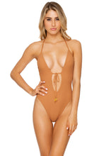 JAGGED BOMBSHELL - One Piece Bodysuit • Caramelo