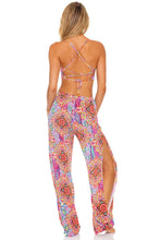 RAYANDO EL SOL - Underwire Top & Split Side Wide Leg Pant • Multicolor