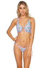 RAYANDO EL SOL - Bralette Top & Banded Moderate Bottom • Multicolor
