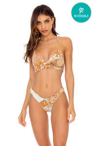 SALTY BUT SWEET - Underwire Top & Tab Side High Leg Bottom • Multicolor