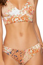 SALTY BUT SWEET - Cross Back Bustier Top & Drawstring Side Full Bottom • Multicolor