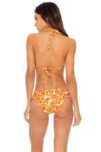 DESERT ANGEL - Triangle Halter Top & Seamless Full Ruched Back Bottom • Buttercream