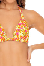 DESERT ANGEL - Triangle Halter Top & Seamless Full Ruched Back Bottom • Buttercream