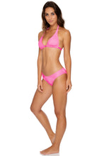 LULI BABE IN MIAMI - Triangle Halter Top & Full Bottom • Barbie Pink