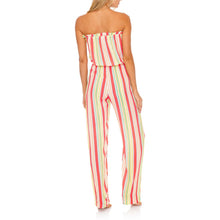 PLAY TIME - Strapless Ruffle Jumpsuit