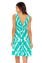 MERMAID WISHES - V Neck Short Dress • Multicolor