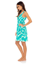 MERMAID WISHES - V Neck Short Dress • Multicolor