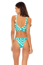 MERMAID WISHES - Lace Up Bralette & High Leg  Bottom • Multicolor