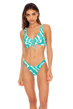 MERMAID WISHES - Lace Up Bralette & High Leg  Bottom • Multicolor