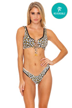 WILD SIDE - Lace Up Bralette & High Leg Bottom • Multicolor