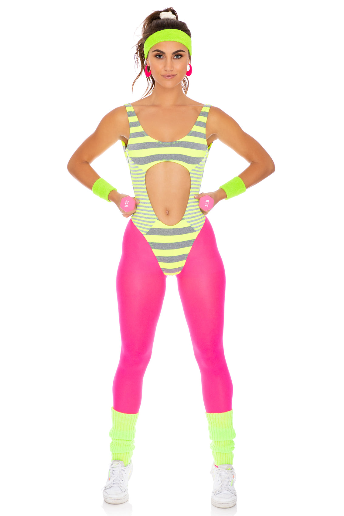 HALLOWEEN TIME TO FIESTA - Tank Open One Piece • Neon Yellow