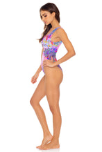 PINK LAGOON - Tank Open One Piece • Multicolor