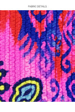 PINK LAGOON - Free Form Bandeau & High Leg Banded Waist Bottom • Multicolor