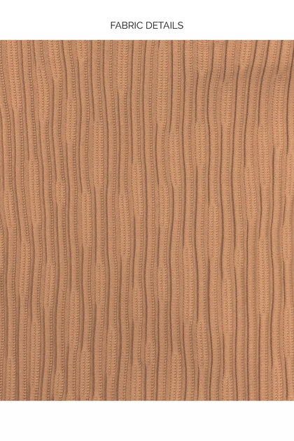 RIVER DANCE - Triangle Top & Wavy Ruched Back Tie Side Bottom • Coconut