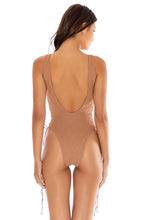 RIVER DANCE - Open Side One Piece Bodysuit • Coconut