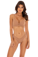 RIVER DANCE - Underwire Top & High Leg Bottom • Coconut