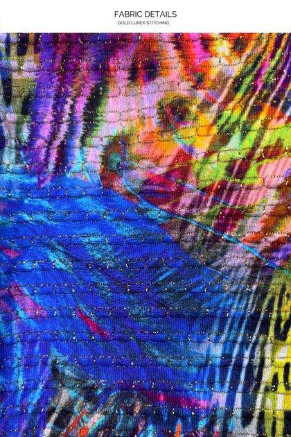 ISLA HOLBOX - Ring Drawstring Halter Bandeau & High Leg Brazilian Bottom • Multicolor