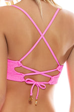 PURA CURIOSIDAD - Underwire Top & Seamless Full Ruched Back Bottom • Miami Vice Pink Campaign