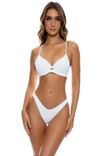 PURA CURIOSIDAD - Underwire Top & High Leg Bottom • White