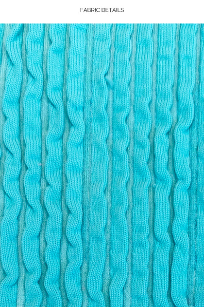 PURA CURIOSIDAD - Open Front Bralette & Tab Side High Leg Thong Bottom • Mar