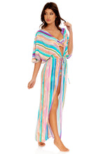 HEAT WAVES - Long Open Tunic • Multicolor