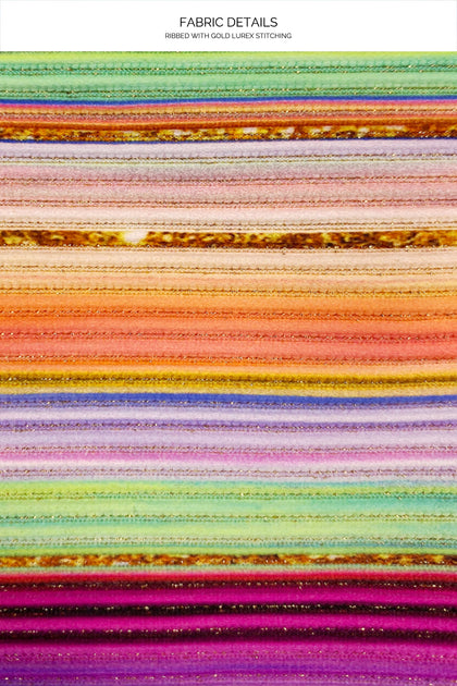 HEAT WAVES - Triangle Halter Top & Full Bottom • Multicolor