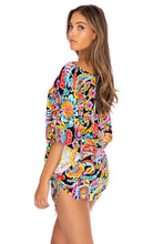 MOON NIGHTS - Cabana V Neck Dress • Multicolor