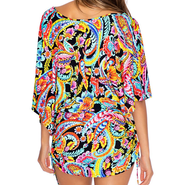 MOON NIGHTS - Cabana V Neck Dress