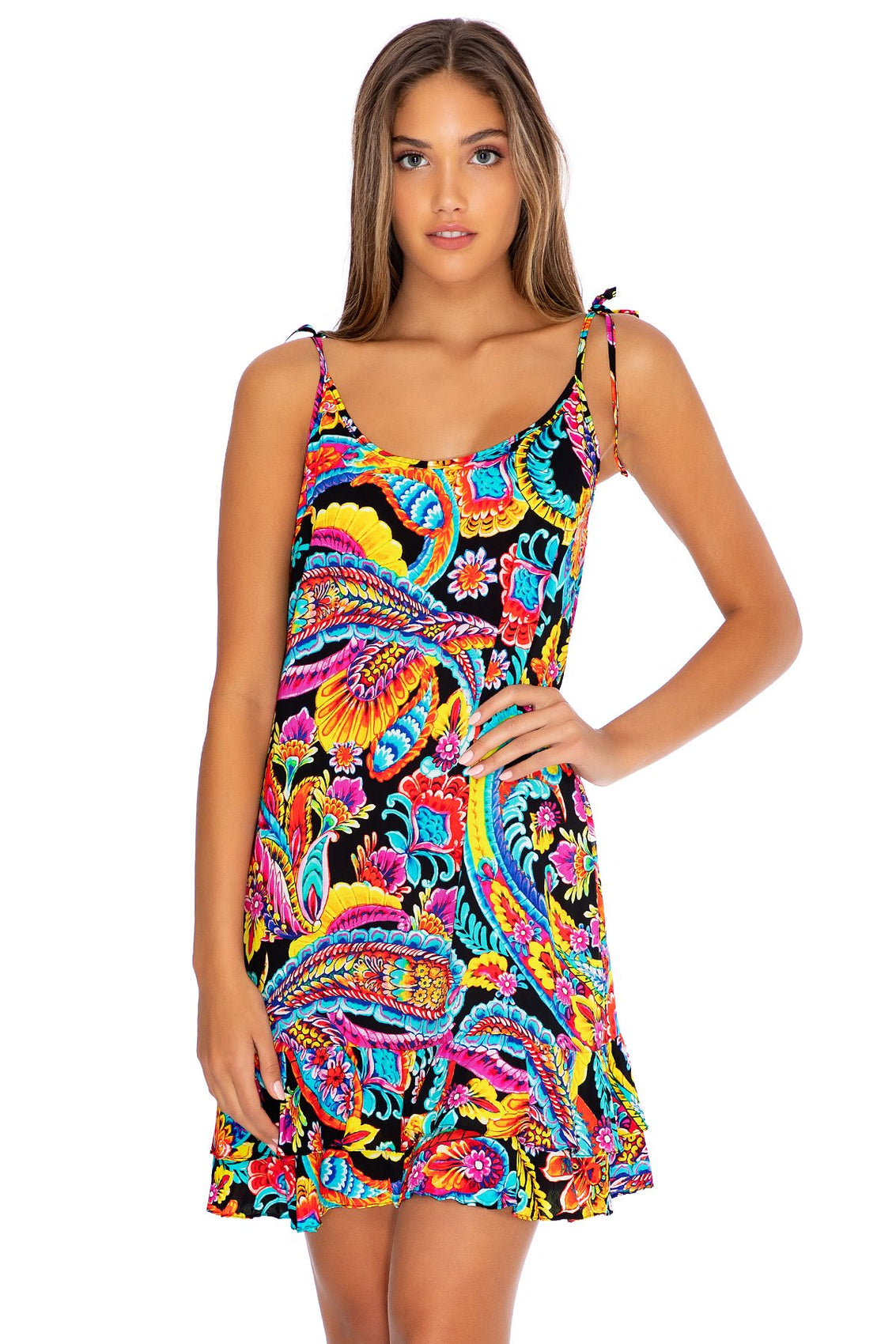 MOON NIGHTS - Ruffle Dress • Multicolor