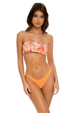 SKINS - Free Form Bandeau & High Leg Bottom • Coral Snake