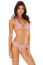 BABY JUNGLE - Triangle Halter Top & Seamless Full Ruched Back Bottom • Multicolor