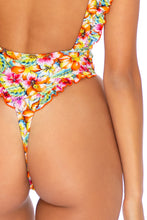 WILD FLOWER - Tank Open Sides Thong One Piece Bodysuit • Multicolor