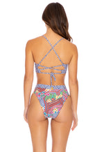 LULI TRIBE - Underwire Top & High Leg Banded Waist Bottom • Multicolor Runway