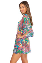 LULI TRIBE - Laced Up Short Dress • Multicolor Runway